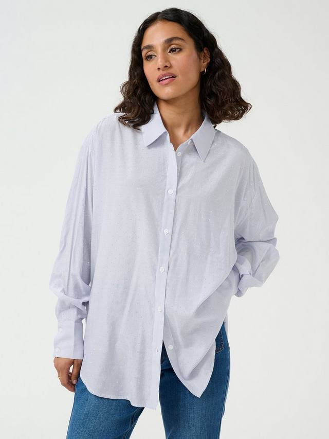 Рубашка Milena в полоску KAFFE, Mid Blue
Рубашка Milena в полоску KAFFE, Mid Blue