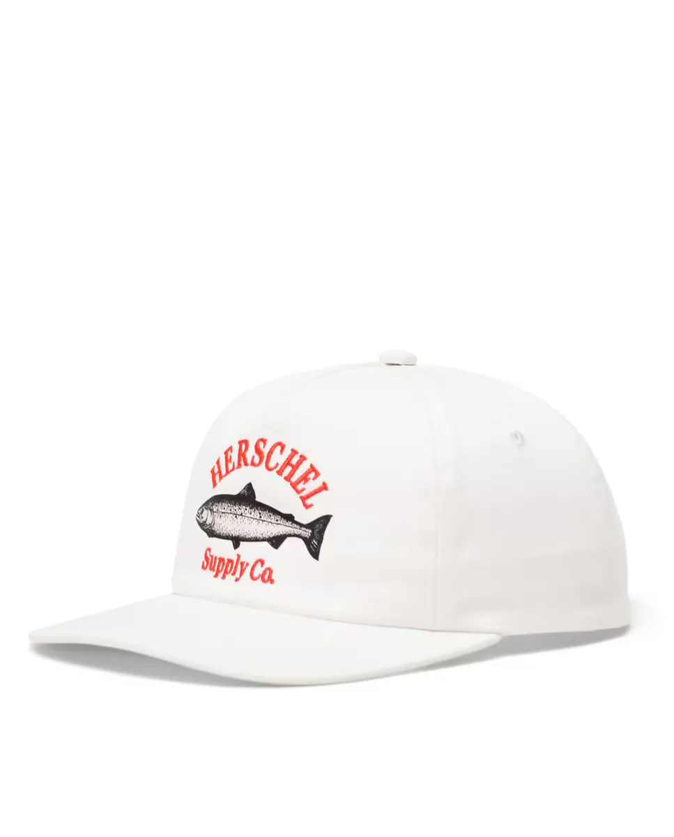 Кепка унисекс из белой ткани Herschel, белый
Кепка унисекс из белой ткани Herschel, белый