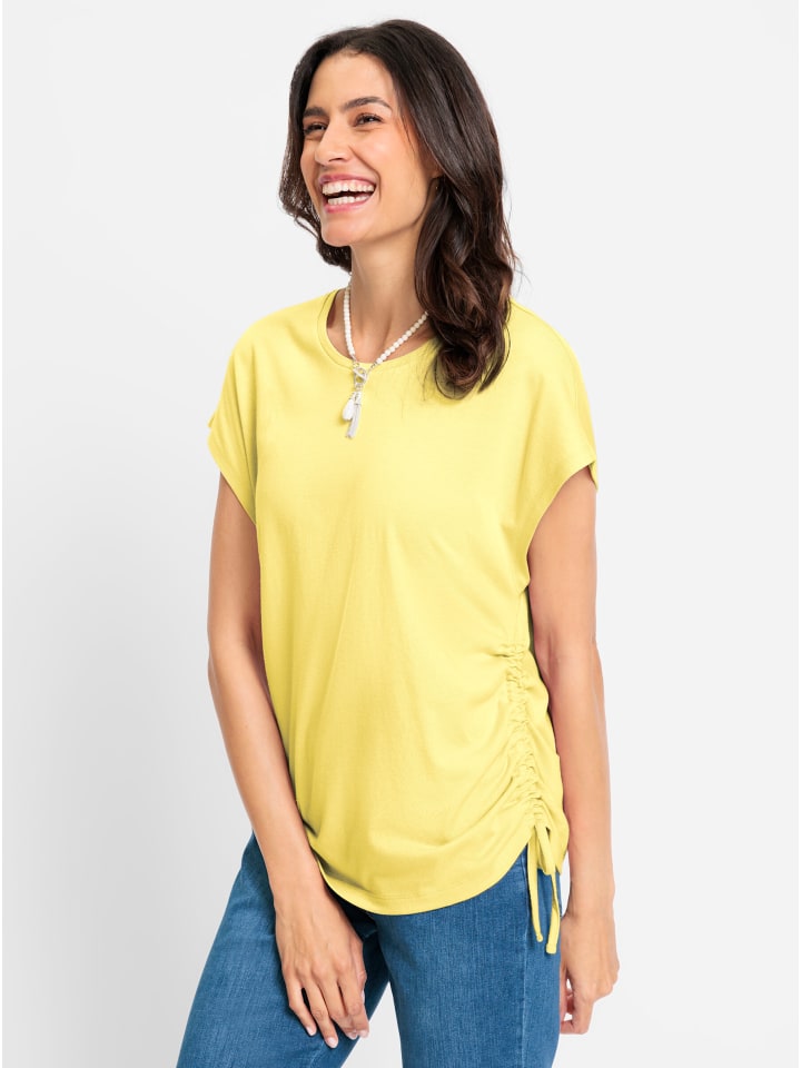 Рубашка с круглым вырезом лимонного цвета WITT WEIDEN
Рубашка с круглым вырезом лимонного цвета WITT WEIDEN