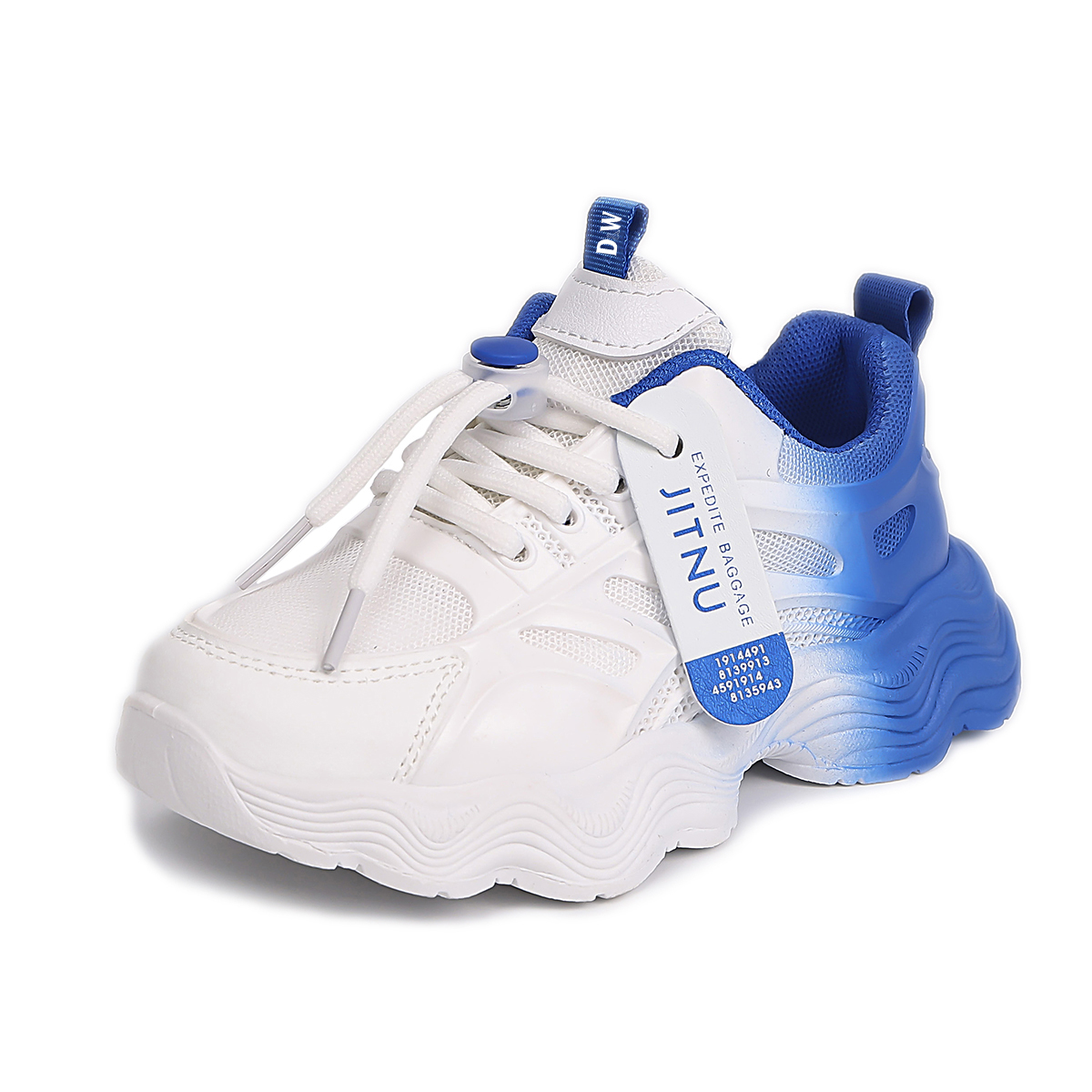 Кроссовки для бега с низким верхом, амортизирующие, устойчивые к истиранию и скольжению, детские D&W, синий 
Кроссовки для бега с низким верхом, амортизирующие, устойчивые к истиранию и скольжению, детские D&W, синий