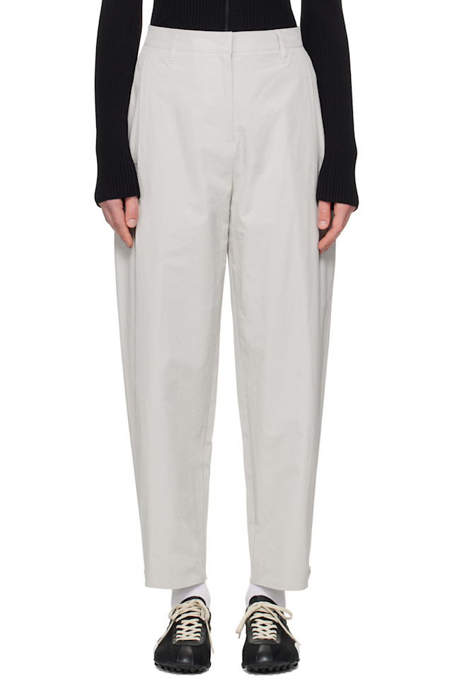 Брюки гарон в рубчик Amomento, серый
Брюки гарон в рубчик Amomento, серый