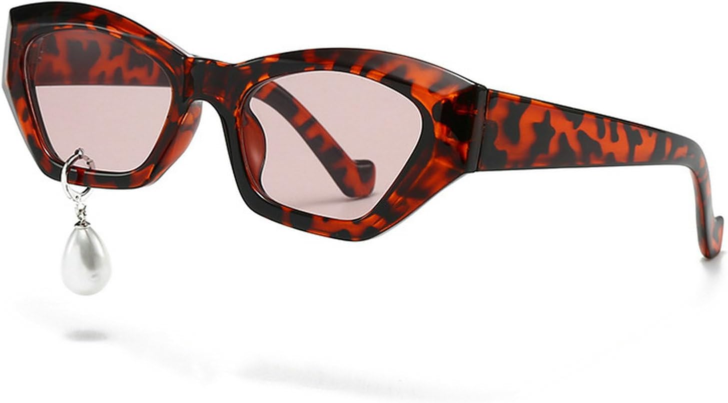 Laureles Модные женские солнцезащитные очки с жемчужными серьгами, леопардовый кошачий глаз, солнцезащитные очки в стиле Y2k, мужские и женские солнцезащитные очки, C3
Laureles Модные женские солнцезащитные очки с жемчужными серьгами, леопардовый кошачий глаз, солнцезащитные очки в стиле Y2k, мужские и женские солнцезащитные очки, C3