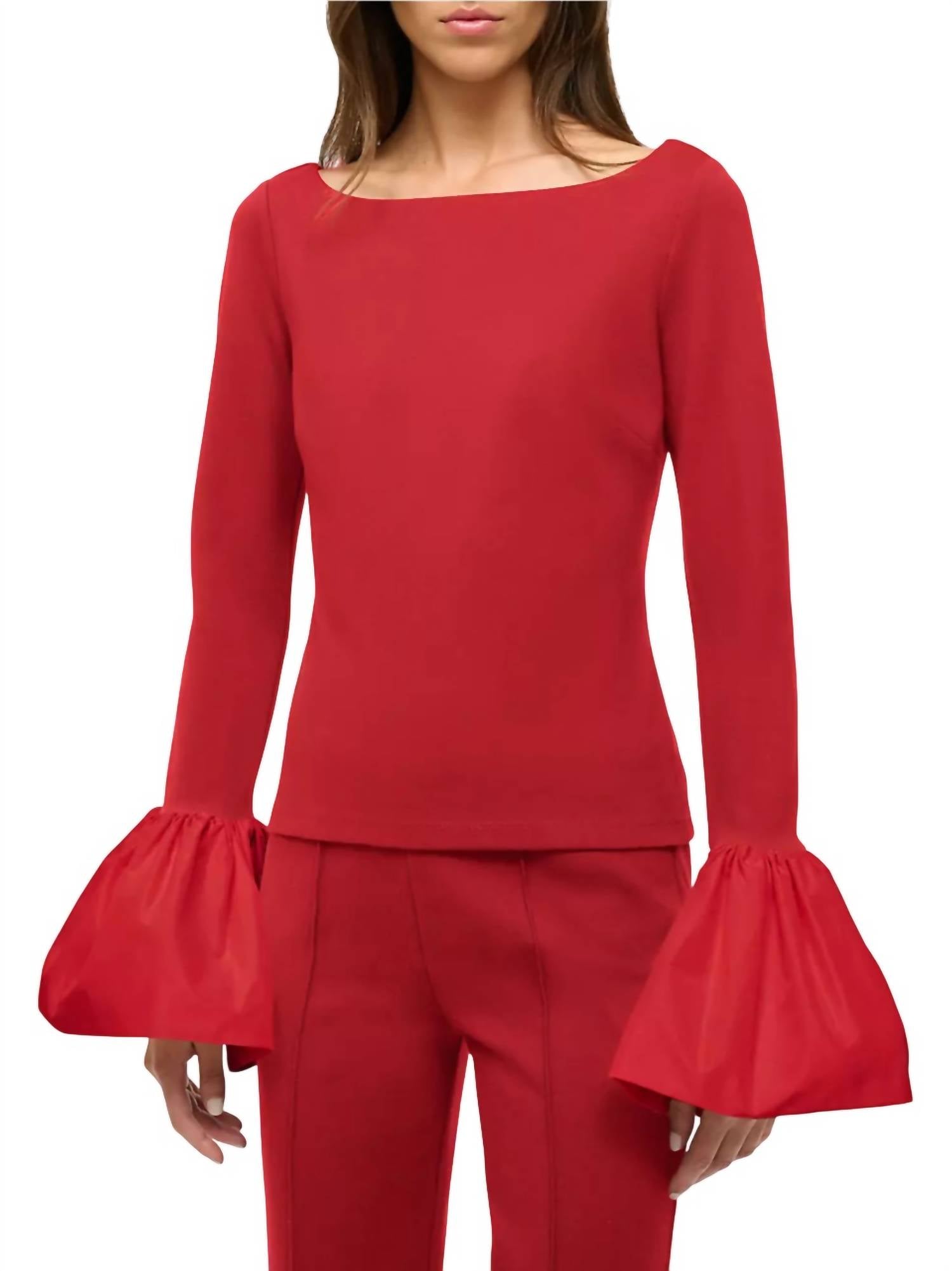 Paige Топ в Rouge STAUD
Paige Топ в Rouge STAUD