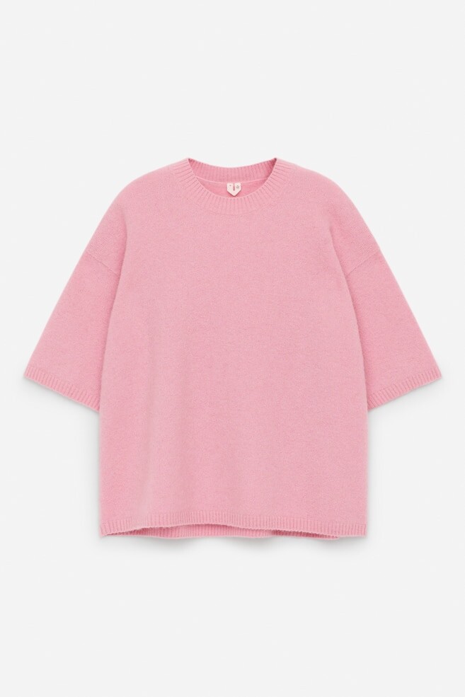 Свитер из шерсти альпаки и шерсти Arket, розовый
Свитер из шерсти альпаки и шерсти Arket, розовый