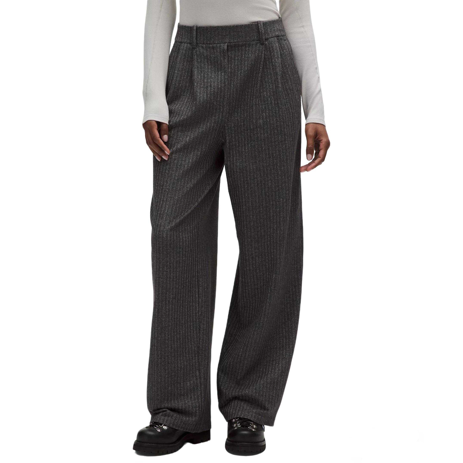 Lululemon Повседневные брюки Women's Heathered Herringbone Heathered Deep Coal Black Moderate Wide Leg
Lululemon Повседневные брюки Women's Heathered Herringbone Heathered Deep Coal Black Moderate Wide Leg