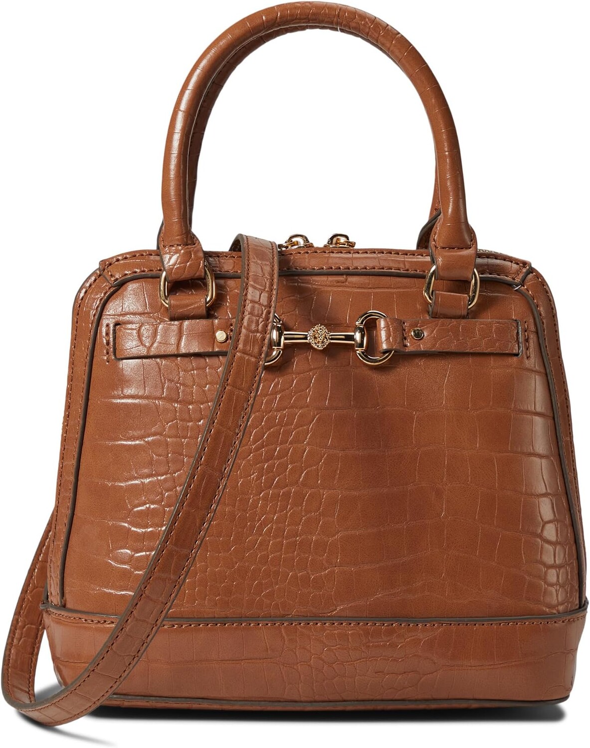 Сумка Anne Klein Mini Horsebit Top-Handle Satchel In Croco, цвет Chestnut
Сумка Anne Klein Mini Horsebit Top-Handle Satchel In Croco, цвет Chestnut