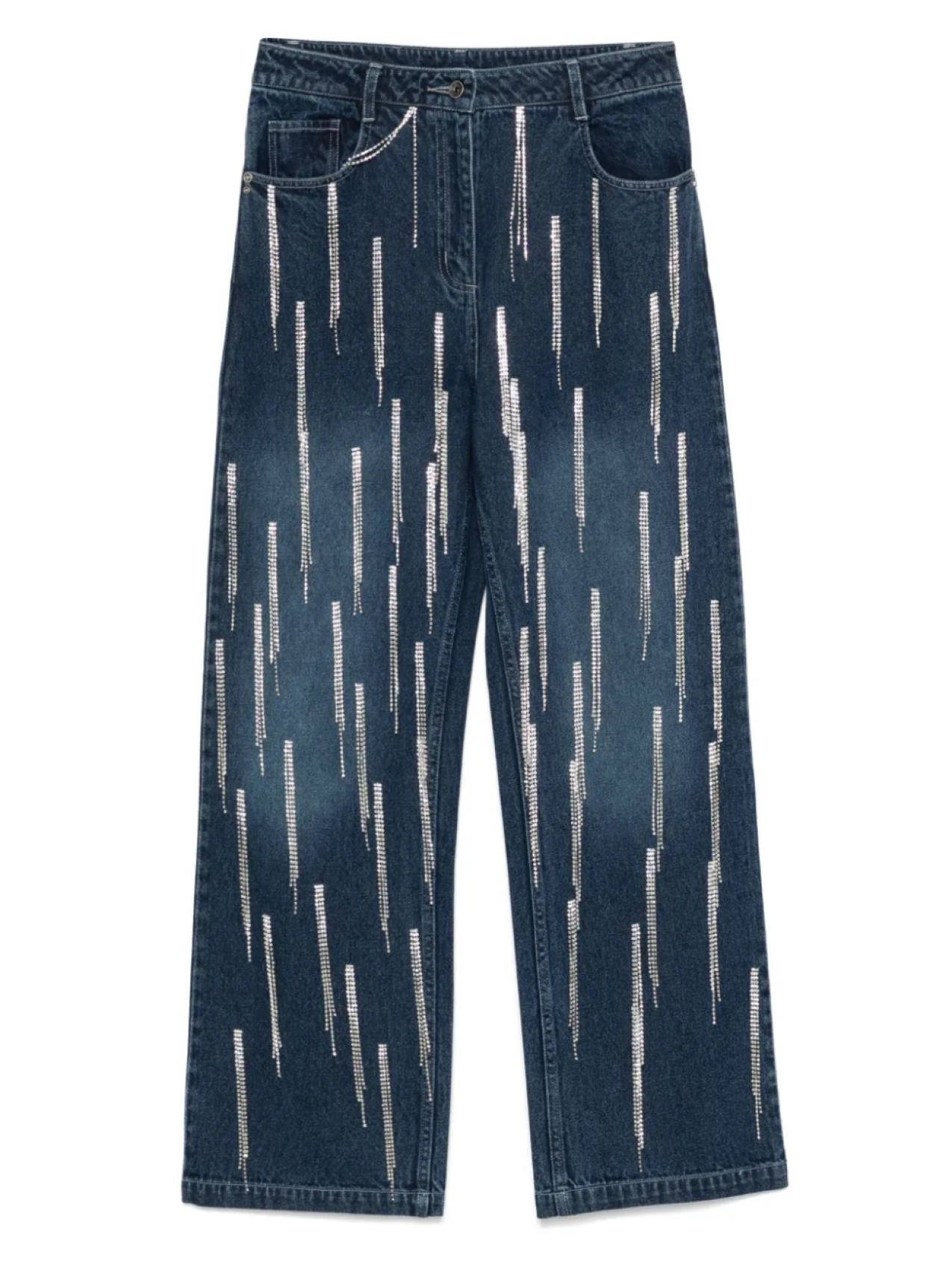 Джинсы со стразами Patrizia Pepe, синий
Джинсы со стразами Patrizia Pepe, синий