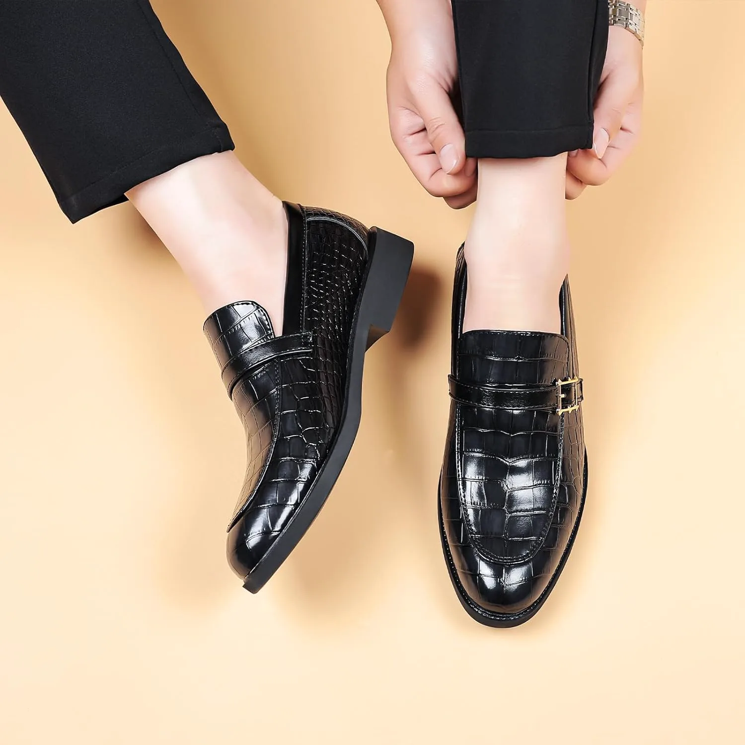 Мужские оксфорды с клетчатым принтом, модные слипоны, деловые оксфорды дерби, уличная комфортная нескользящая повседневная обувь Nileeke, коричневый
Мужские оксфорды с клетчатым принтом, модные слипоны, деловые оксфорды дерби, уличная комфортная нескользящая повседневная обувь Nileeke, коричневый