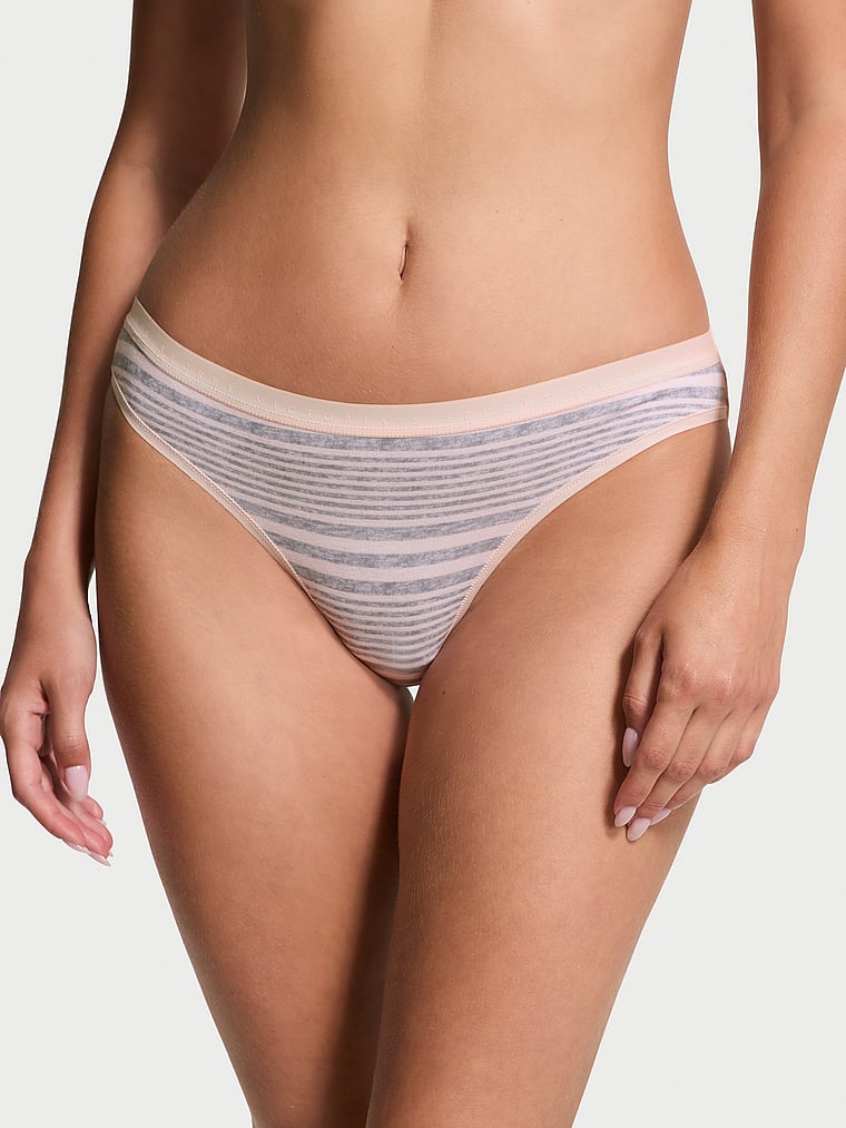 Трусики-Бикини из эластичного хлопка Victoria'S Secret, smooth pink & grey stripes
Трусики-Бикини из эластичного хлопка Victoria'S Secret, smooth pink & grey stripes