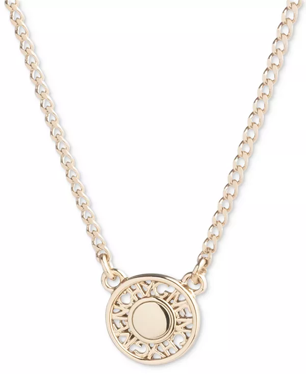 Ожерелье с кулоном в виде монеты с тисненым логотипом, 16 дюймов + удлинитель 3 дюйма Givenchy, gold
Ожерелье с кулоном в виде монеты с тисненым логотипом, 16 дюймов + удлинитель 3 дюйма Givenchy, gold