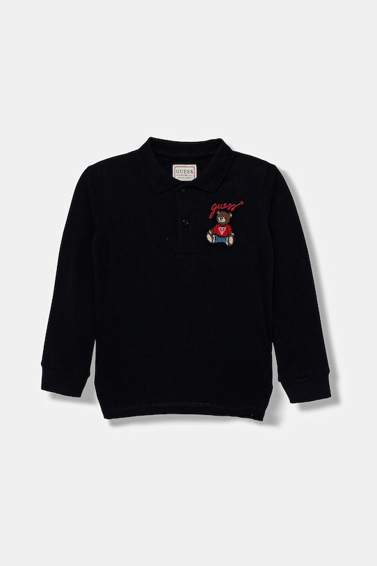 Детская хлопковая водолазка Guess, темно-синий
Детская хлопковая водолазка Guess, темно-синий