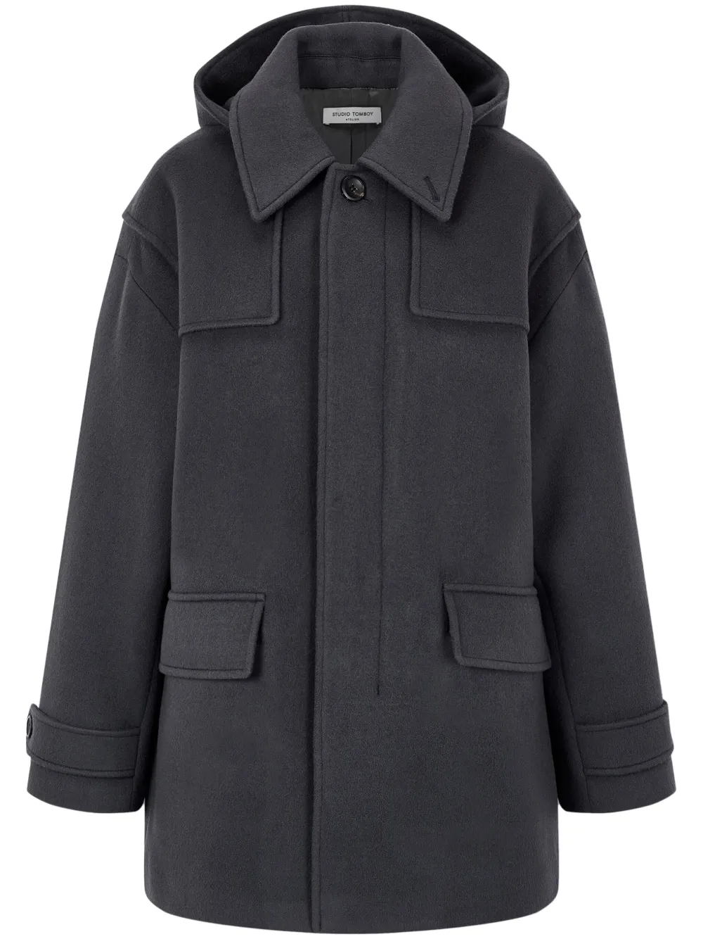 Пальто со съемным капюшоном STUDIO TOMBOY, серый
Пальто со съемным капюшоном STUDIO TOMBOY, серый