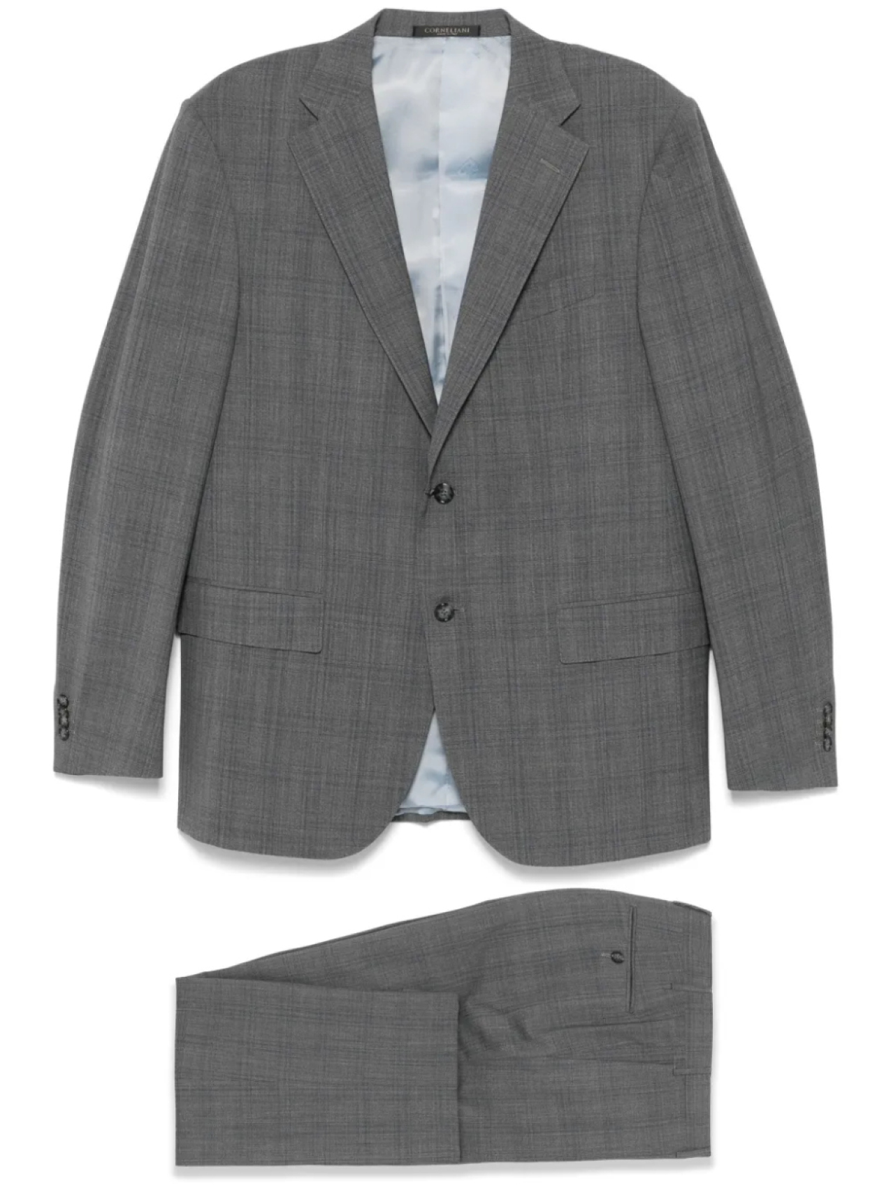 Костюм из вирджинской шерсти Corneliani, серый
Костюм из вирджинской шерсти Corneliani, серый