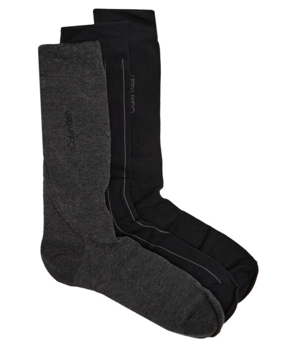 Носки Calvin Klein однотонные 3 пары, черный
Носки Calvin Klein однотонные 3 пары, черный