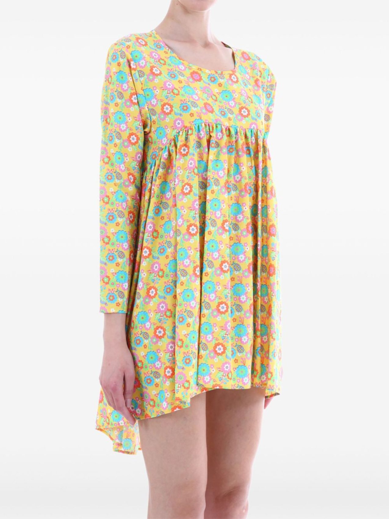 Мини-платье с цветочным принтом от Jeremy Scott, желтый
Мини-платье с цветочным принтом от Jeremy Scott, желтый