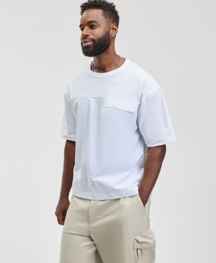 Мужская футболка свободного кроя с коротким рукавом, круглым вырезом и карманом Mode of One, Bright White, Белый, Мужская футболка свободного кроя с коротким рукавом, круглым вырезом и карманом Mode of One, Bright White
Мужская футболка свободного кроя с коротким рукавом, круглым вырезом и карманом Mode of One, Bright White, Белый, Мужская футболка свободного кроя с коротким рукавом, круглым вырезом и карманом Mode of One, Bright White