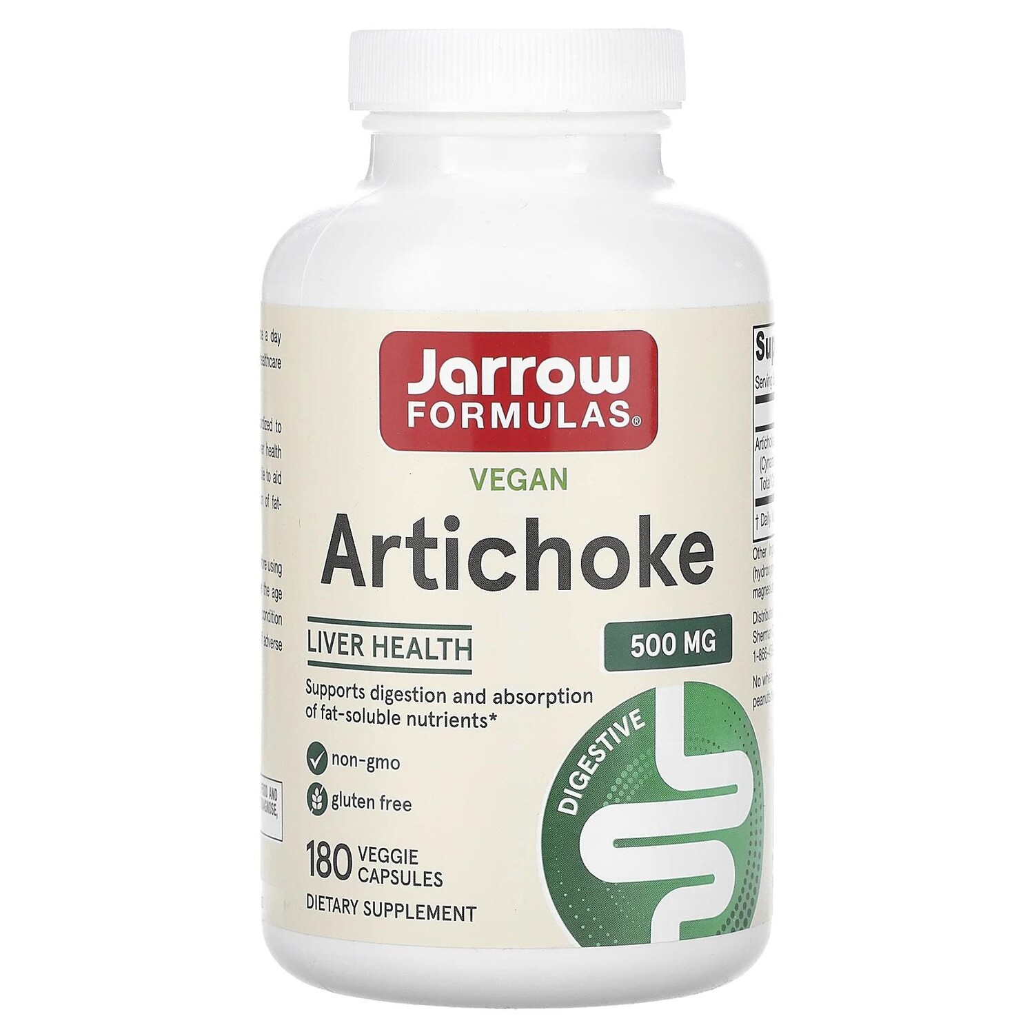 Jarrow Formulas Артишок 500 500 мг 180 капсул
Jarrow Formulas Артишок 500 500 мг 180 капсул