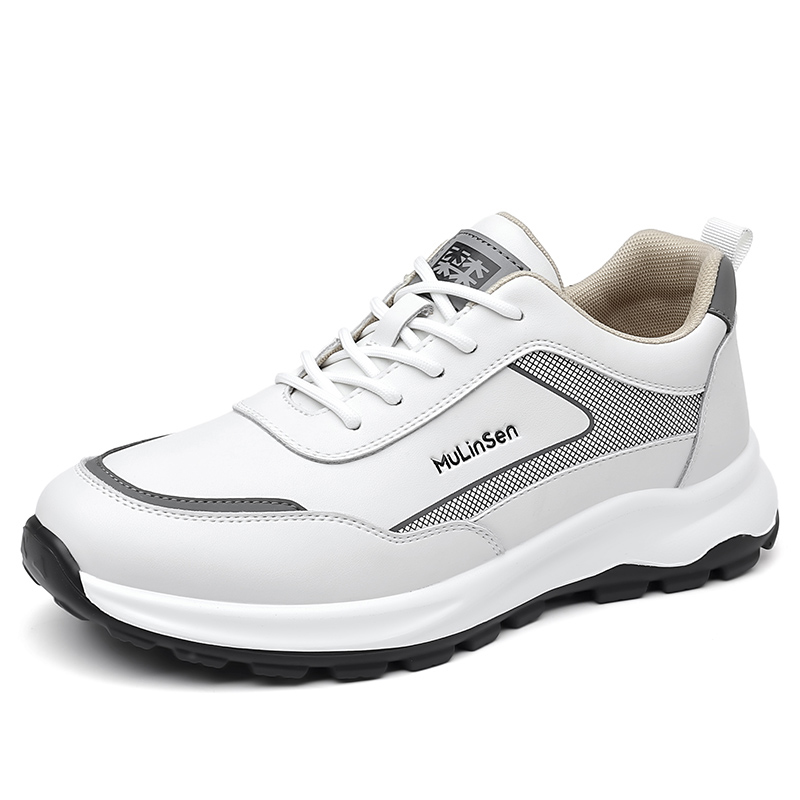 Mulinsen Нескользящие, дышащие, легкие, низкие повседневные туфли, белые, мужские
Mulinsen Нескользящие, дышащие, легкие, низкие повседневные туфли, белые, мужские