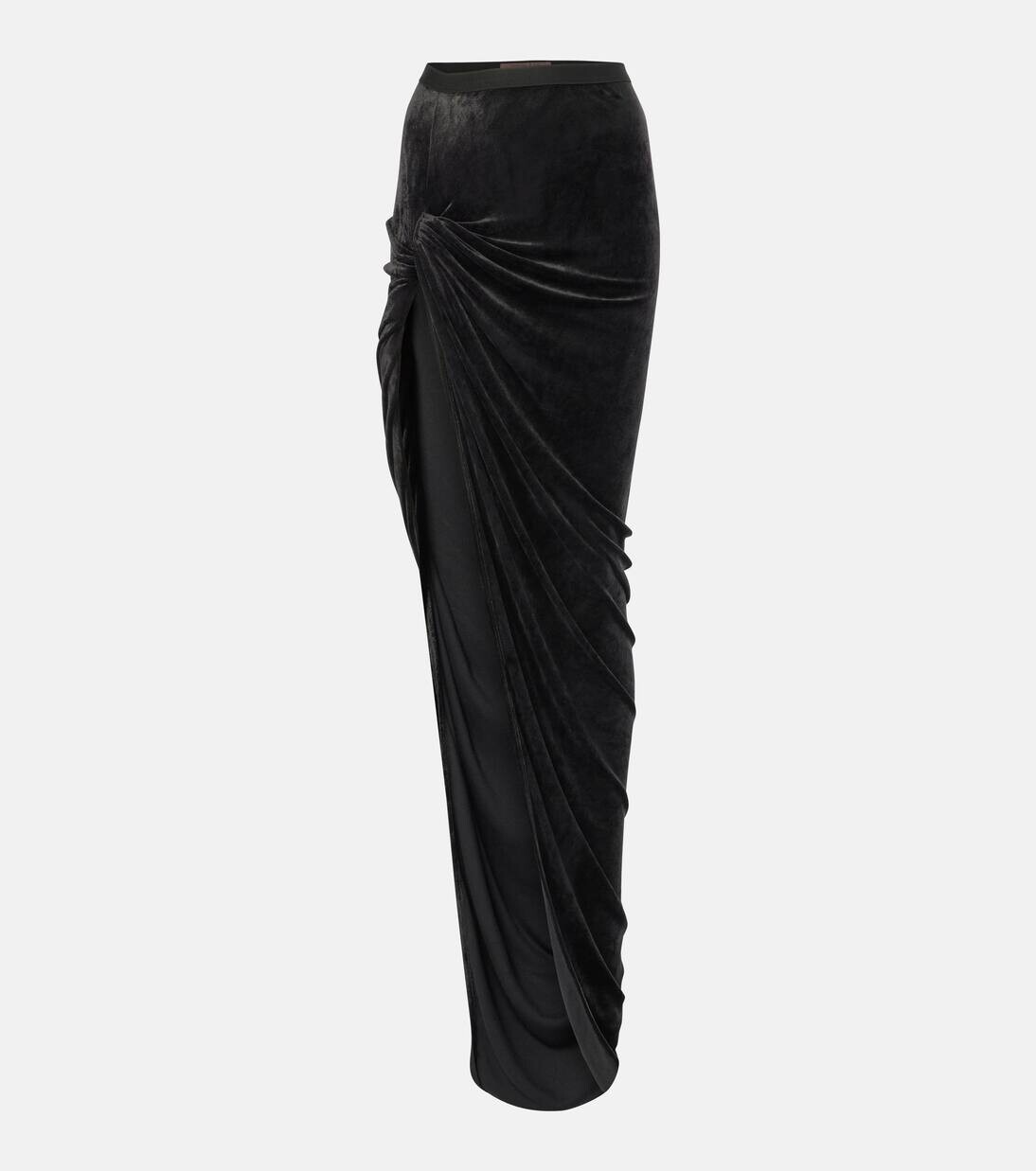 Юбка макси из бархата Lilies Twist Edfu Rick Owens, черный
Юбка макси из бархата Lilies Twist Edfu Rick Owens, черный
