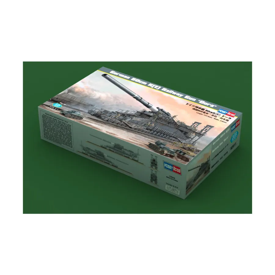 Немецкая 80-см железнодорожная пушка К(Е) "Дора", Military Model Kits (1:72) (Hobby Boss)
Немецкая 80-см железнодорожная пушка К(Е) "Дора", Military Model Kits (1:72) (Hobby Boss)