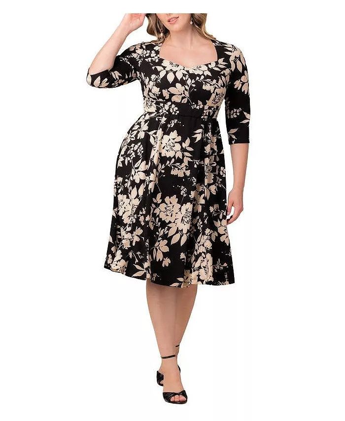 Королевское коктейльное платье Sweetheart больших размеров Kiyonna, черный
Королевское коктейльное платье Sweetheart больших размеров Kiyonna, черный