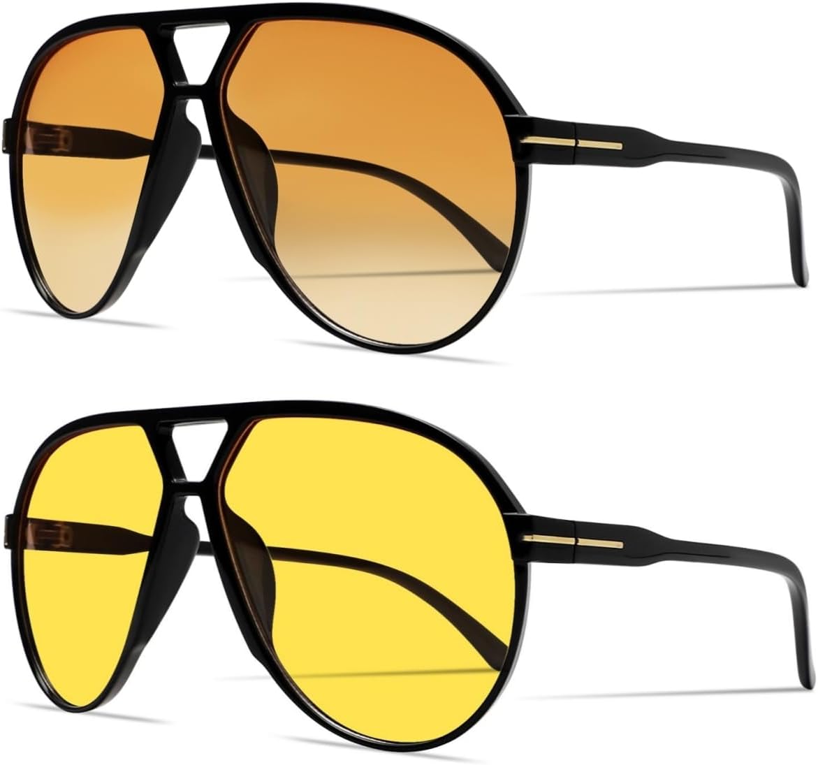 Ретро-солнцезащитные очки-авиаторы для женщин и мужчин, большие, классические, винтажные, в стиле 70-х, модные, не спутываются, квадратные, солнцезащитные очки-авиаторы GUVIVI, 2 Pack Gradient Orange+yellow
Ретро-солнцезащитные очки-авиаторы для женщин и мужчин, большие, классические, винтажные, в стиле 70-х, модные, не спутываются, квадратные, солнцезащитные очки-авиаторы GUVIVI, 2 Pack Gradient Orange+yellow
