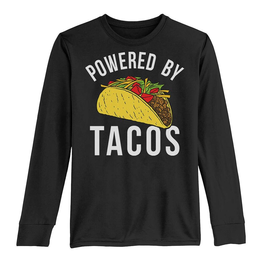 Футболка Powered By Tacos с длинными рукавами для мальчиков 8–20 лет Licensed Character, черный
Футболка Powered By Tacos с длинными рукавами для мальчиков 8–20 лет Licensed Character, черный