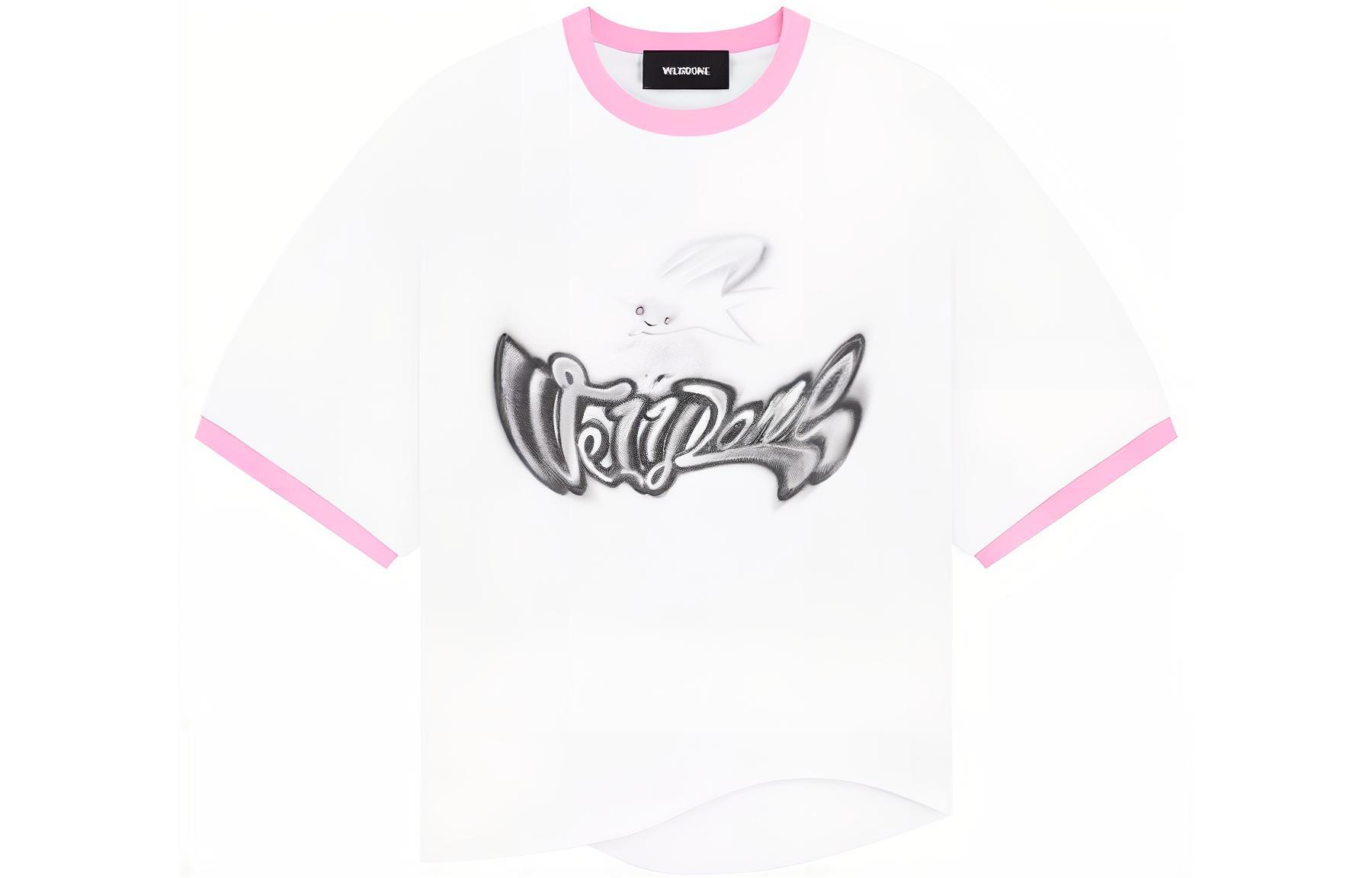 Футболка из хлопка с принтом логотипа WE11DONE, розовая
Футболка из хлопка с принтом логотипа WE11DONE, розовая