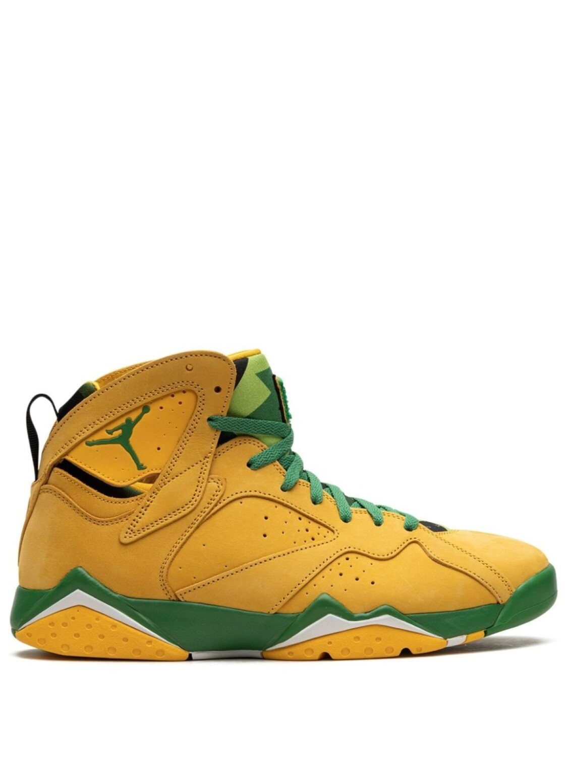 Jordan кроссовки Air Jordan 7 Retro Oregon PE, желтый 
Jordan кроссовки Air Jordan 7 Retro Oregon PE, желтый