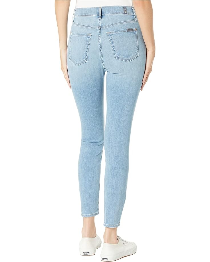 Джинсы 7 For All Mankind High-Waist Ankle Skinny with Embroidery in Darby Blue, цвет Darby Blue
Джинсы 7 For All Mankind High-Waist Ankle Skinny with Embroidery in Darby Blue, цвет Darby Blue