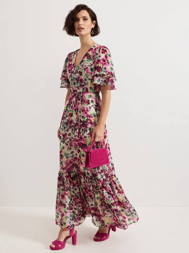 Фиолетовое платье макси в цветочек Phase Eight, разноцветный
Фиолетовое платье макси в цветочек Phase Eight, разноцветный