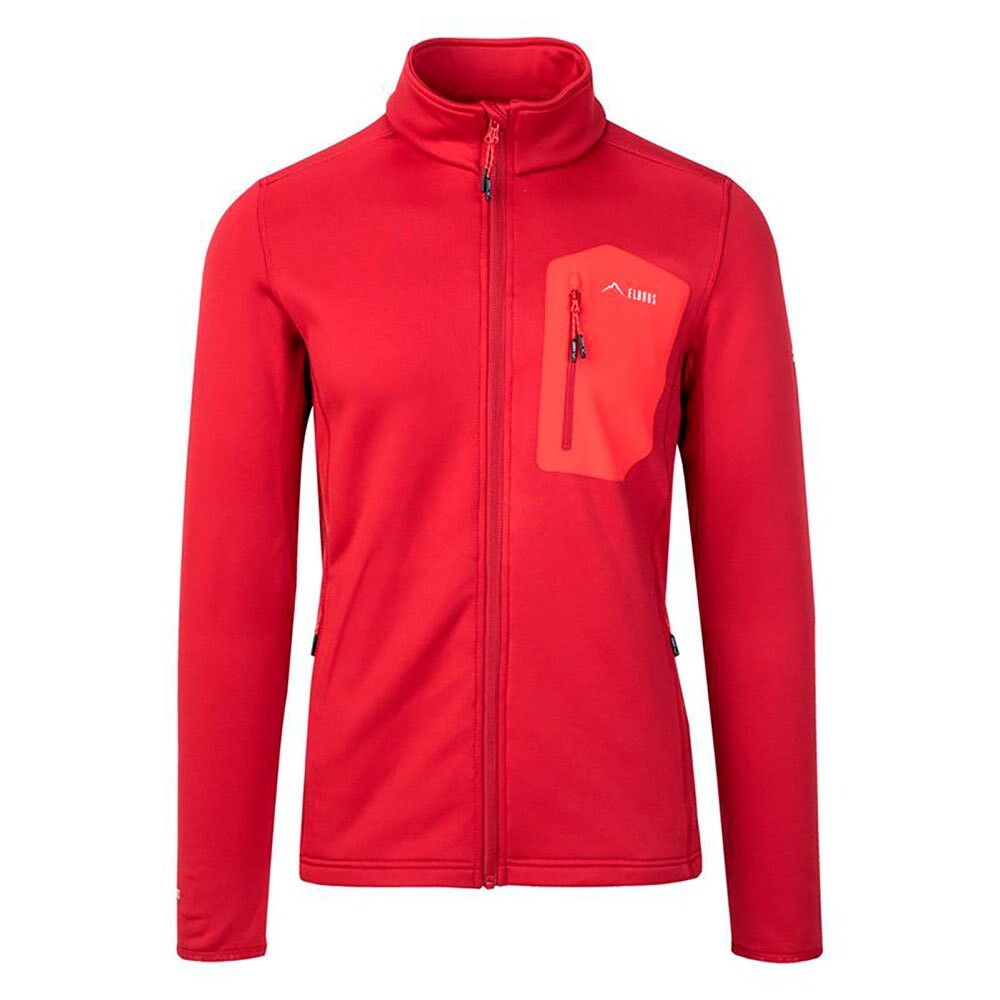 Толстовка Elbrus Nomi Fleecetec Full Zip, красный 
Толстовка Elbrus Nomi Fleecetec Full Zip, красный