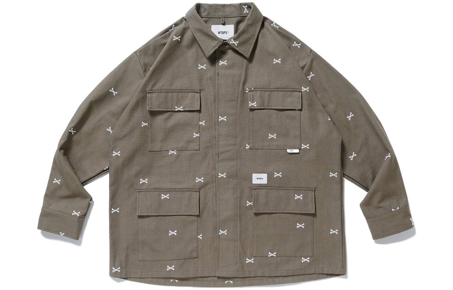 Рубашка унисекс WTAPS, хаки
Рубашка унисекс WTAPS, хаки