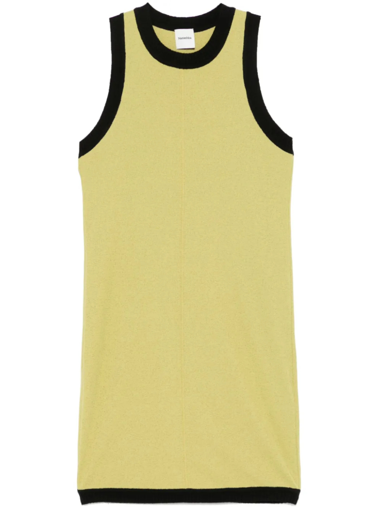 Nanushka платье мини с отделкой в рубчик, зеленый
Nanushka платье мини с отделкой в рубчик, зеленый