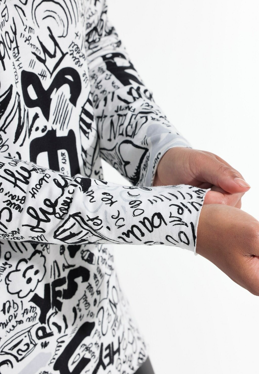 Топ с длинными рукавами Angel of Style, белый
Топ с длинными рукавами Angel of Style, белый