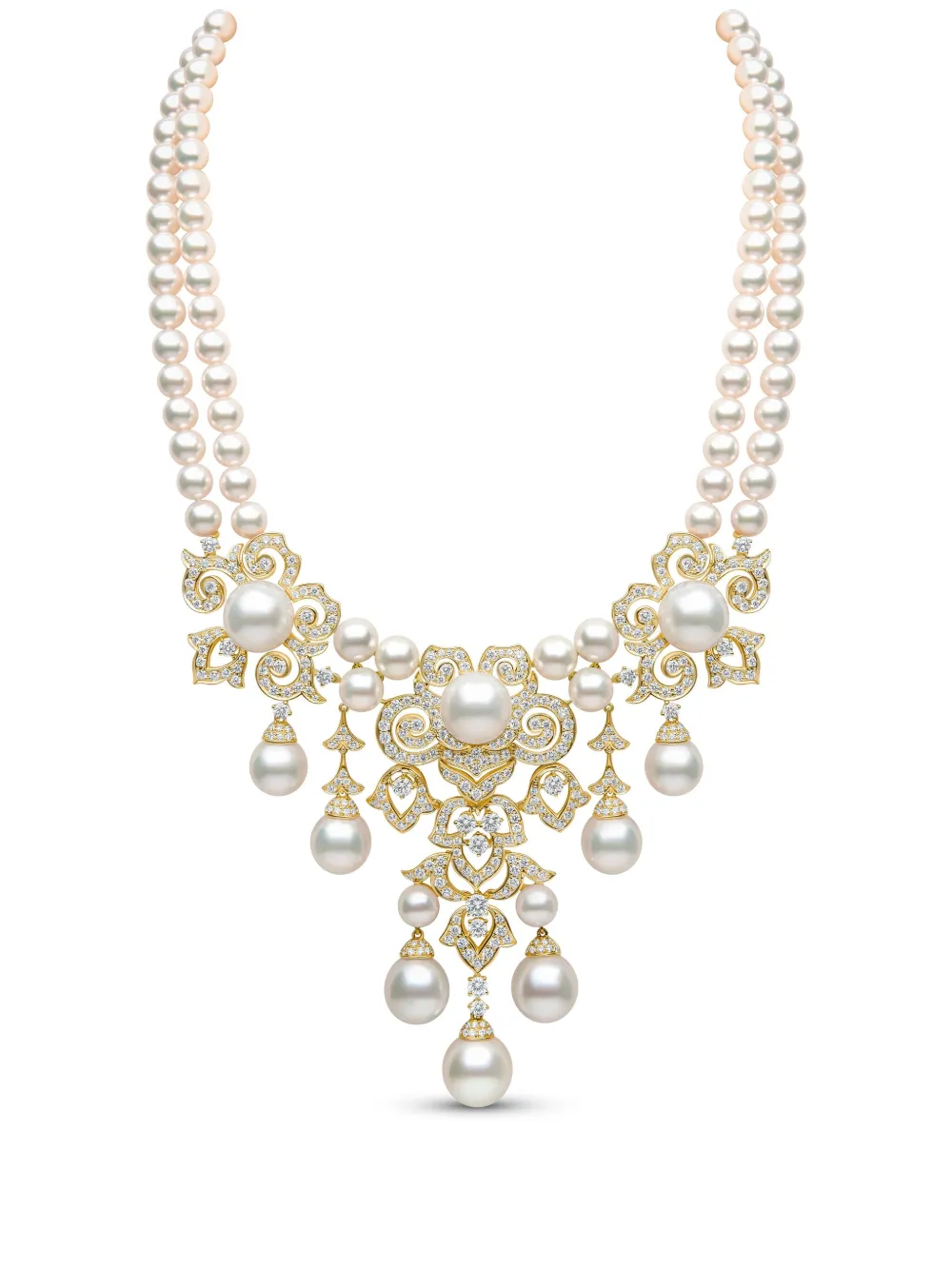 Ожерелье из 18-каратного желтого золота с жемчугом и бриллиантами Yoko London, золотой
Ожерелье из 18-каратного желтого золота с жемчугом и бриллиантами Yoko London, золотой