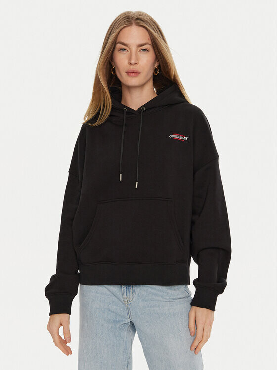 Толстовка обычного кроя Guess Jeans, черный
Толстовка обычного кроя Guess Jeans, черный