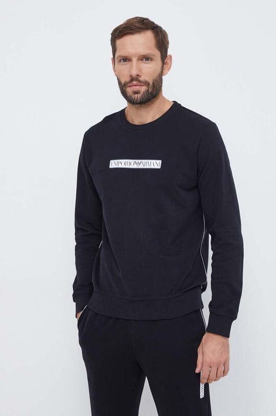 Хлопковая толстовка для отдыха Emporio Armani Underwear, черный
Хлопковая толстовка для отдыха Emporio Armani Underwear, черный