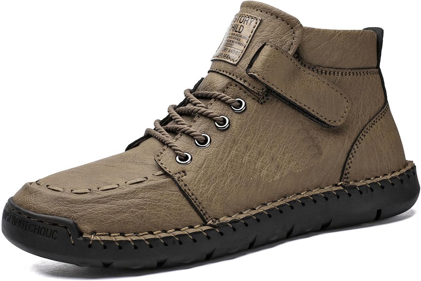 Мужские премиальные высокие кроссовки VAXAV с ручной прошивкой из ПУ для повседневной ходьбы и вождения, коричневый
Мужские премиальные высокие кроссовки VAXAV с ручной прошивкой из ПУ для повседневной ходьбы и вождения, коричневый