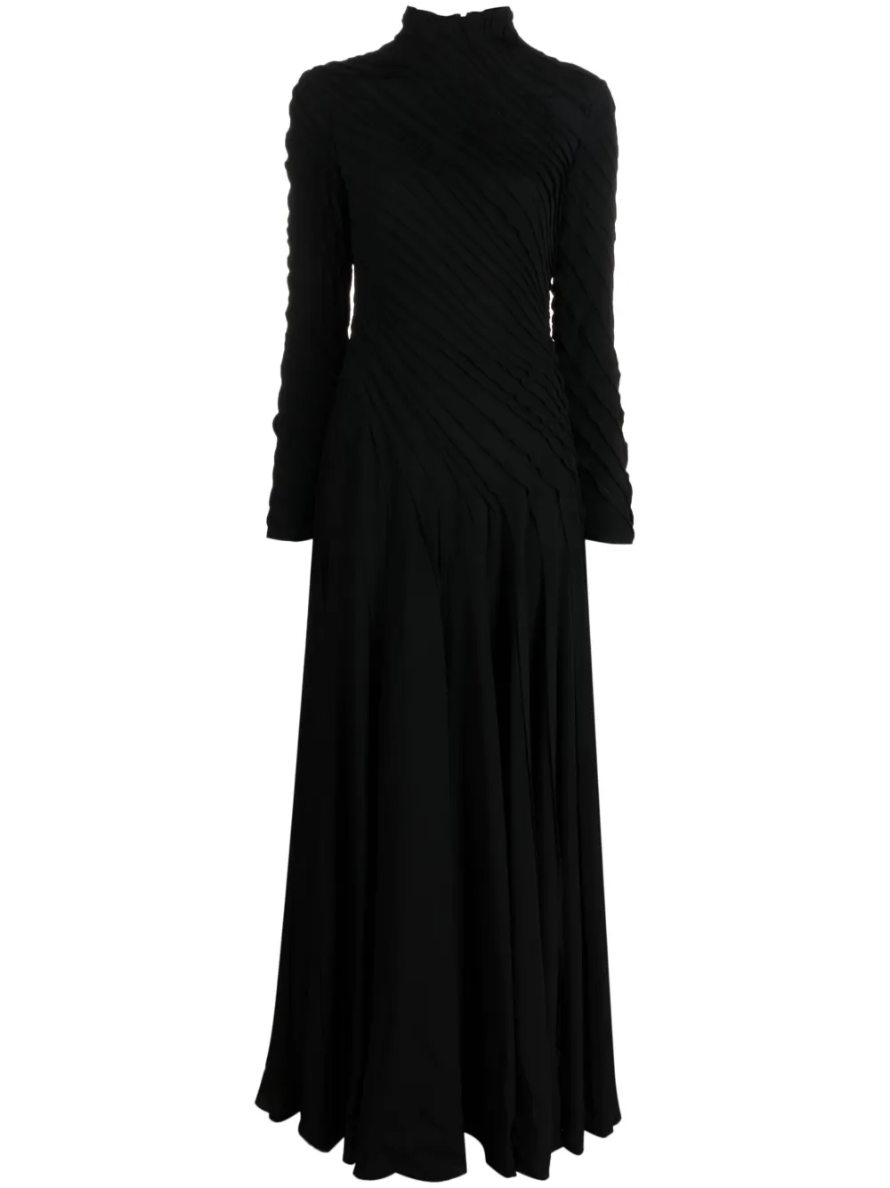 Плиссированное платье с драпировкой Sehnsucht Atelier, черный
Плиссированное платье с драпировкой Sehnsucht Atelier, черный