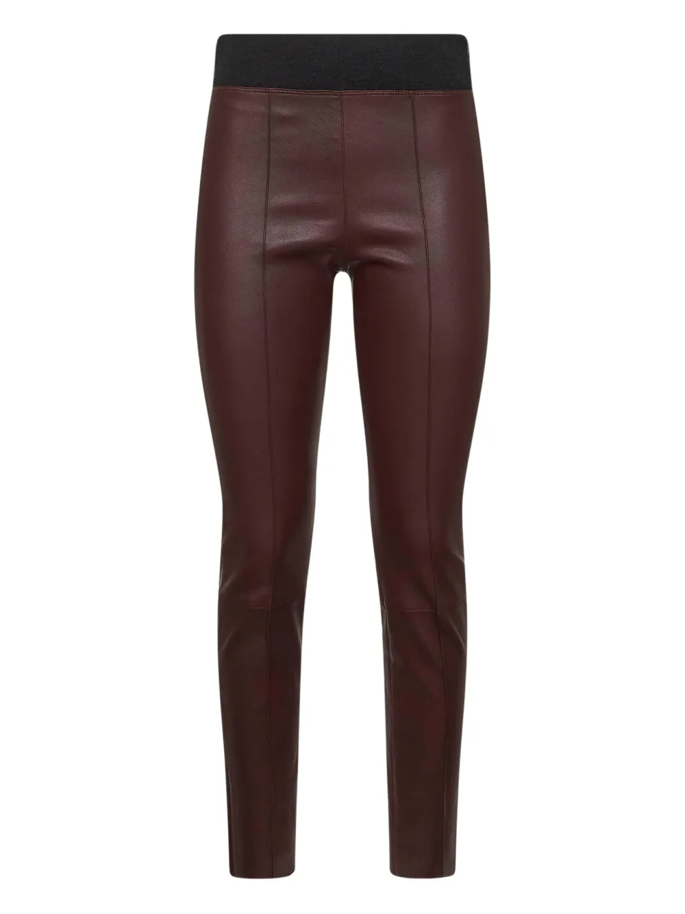 Кожаные брюки без застежки Brunello Cucinelli, красный
Кожаные брюки без застежки Brunello Cucinelli, красный