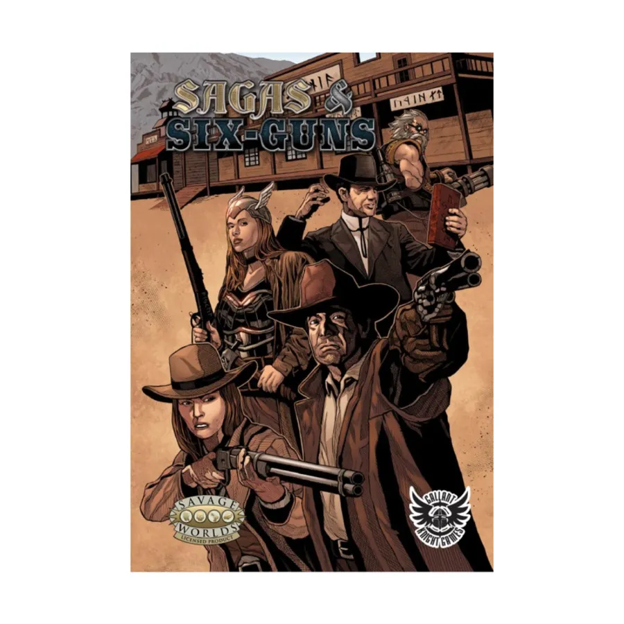 Sagas & Six-Guns, Role Playing Games (Gallant Knight Games), мягкая обложка 
Sagas & Six-Guns, Role Playing Games (Gallant Knight Games), мягкая обложка