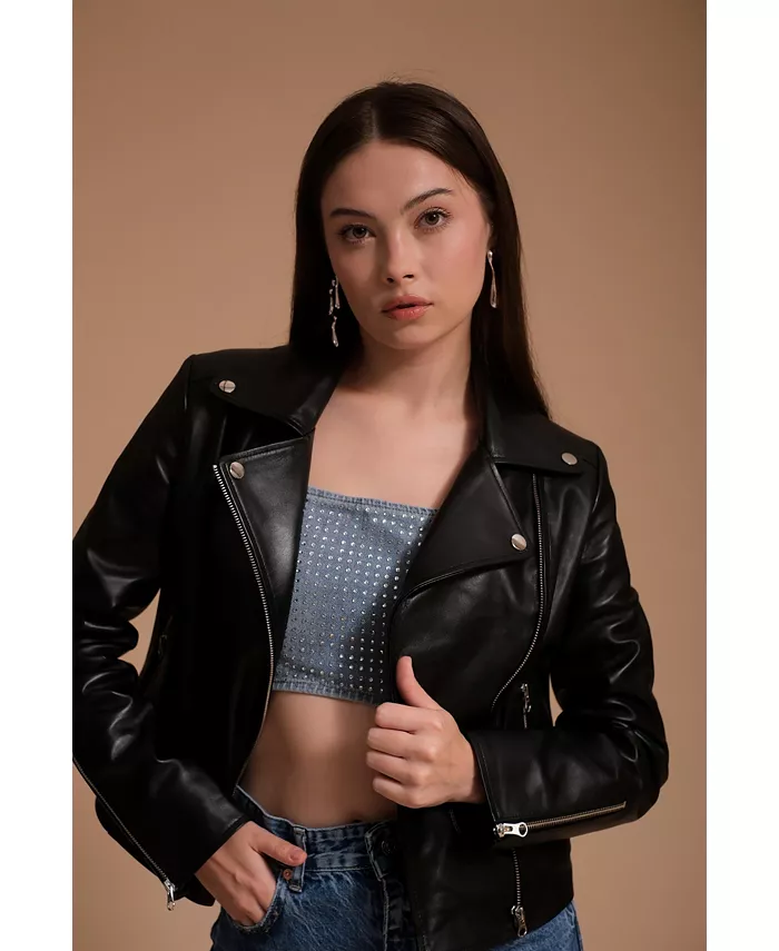 Женская кожаная куртка, черная Furniq UK, черный
Женская кожаная куртка, черная Furniq UK, черный