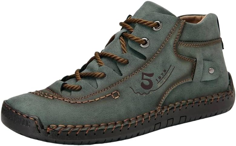 Мужские повседневные кожаные ботинки-чанка на щиколотку, слипоны, легкие лоферы средней высоты для прогулок и вождения, доступны варианты с мехом и без меха Hhhchpm, зеленый
Мужские повседневные кожаные ботинки-чанка на щиколотку, слипоны, легкие лоферы средней высоты для прогулок и вождения, доступны варианты с мехом и без меха Hhhchpm, зеленый