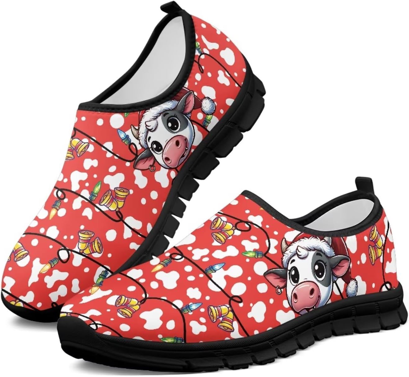 Рождественские кроссовки для женщин для бега по дороге, ходьбы и тенниса, дышащие легкие обувь, подарок для семьи Chririnla, Christmas Cow
Рождественские кроссовки для женщин для бега по дороге, ходьбы и тенниса, дышащие легкие обувь, подарок для семьи Chririnla, Christmas Cow