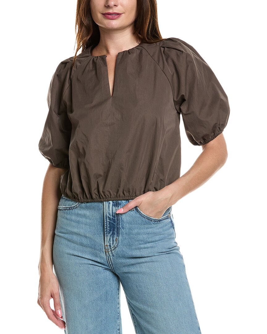 Укороченная рубашка Кеннета Коула Kenneth Cole, коричневый 
Укороченная рубашка Кеннета Коула Kenneth Cole, коричневый