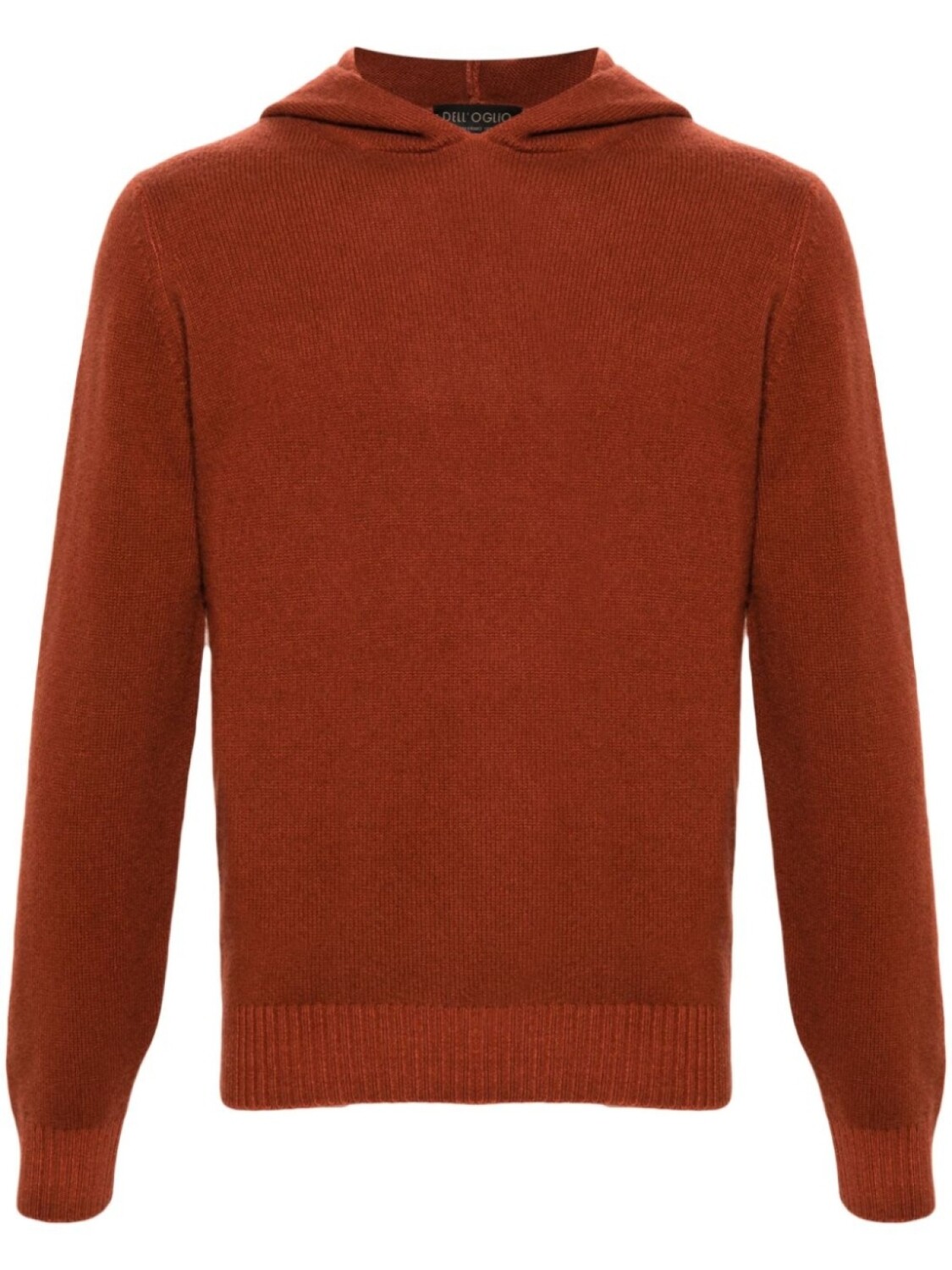 Джемпер с отделкой в рубчик и капюшоном Dell'oglio, оранжевый
Джемпер с отделкой в рубчик и капюшоном Dell'oglio, оранжевый