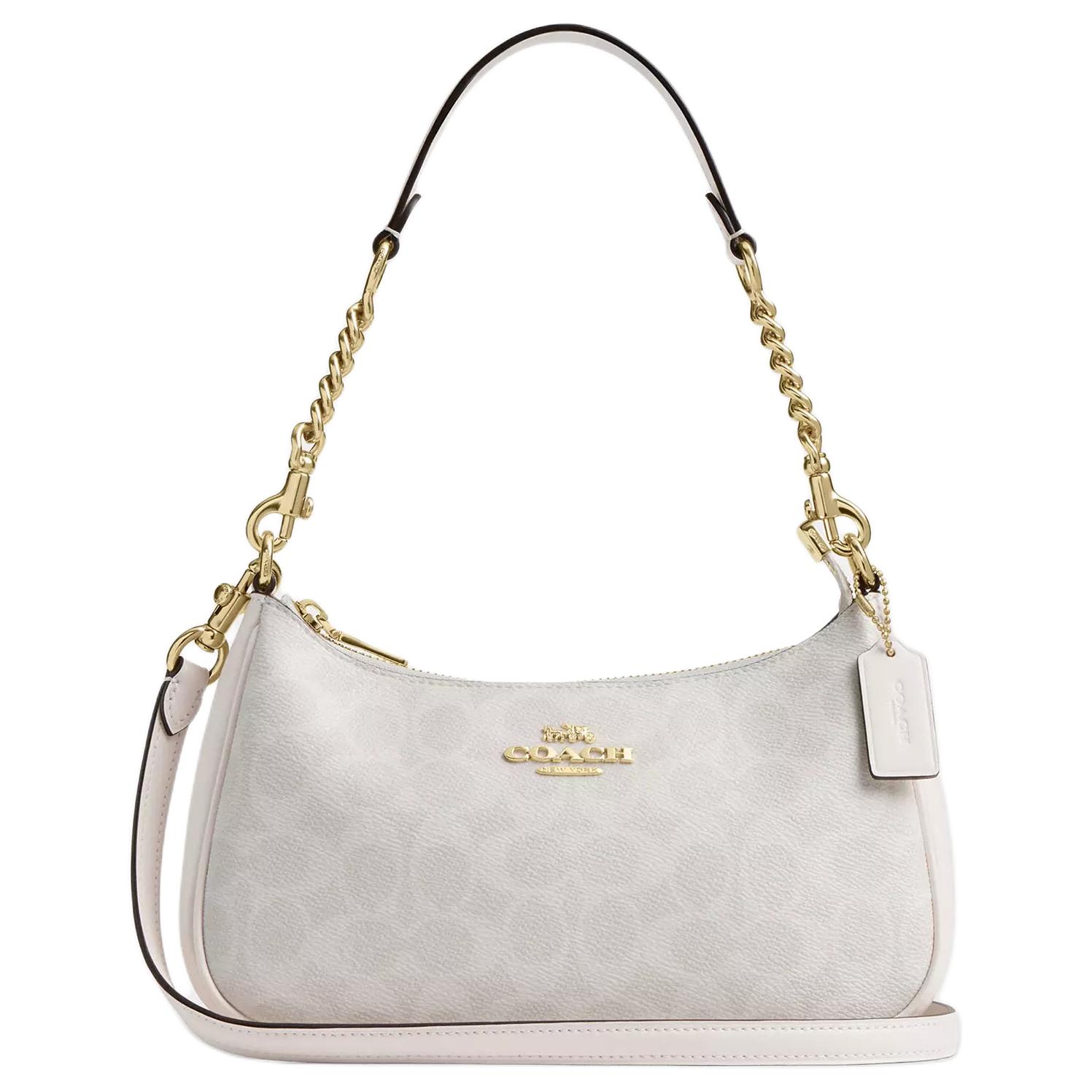 COACH Терри искусственная кожа сумка через плечо средний размер женская меловая белая
COACH Терри искусственная кожа сумка через плечо средний размер женская меловая белая