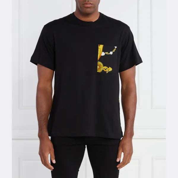 Футболка стандартного кроя Versace, черный
Футболка стандартного кроя Versace, черный