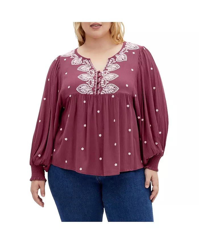 Топ Amalie больших размеров CITY CHIC, фиолетовый
Топ Amalie больших размеров CITY CHIC, фиолетовый